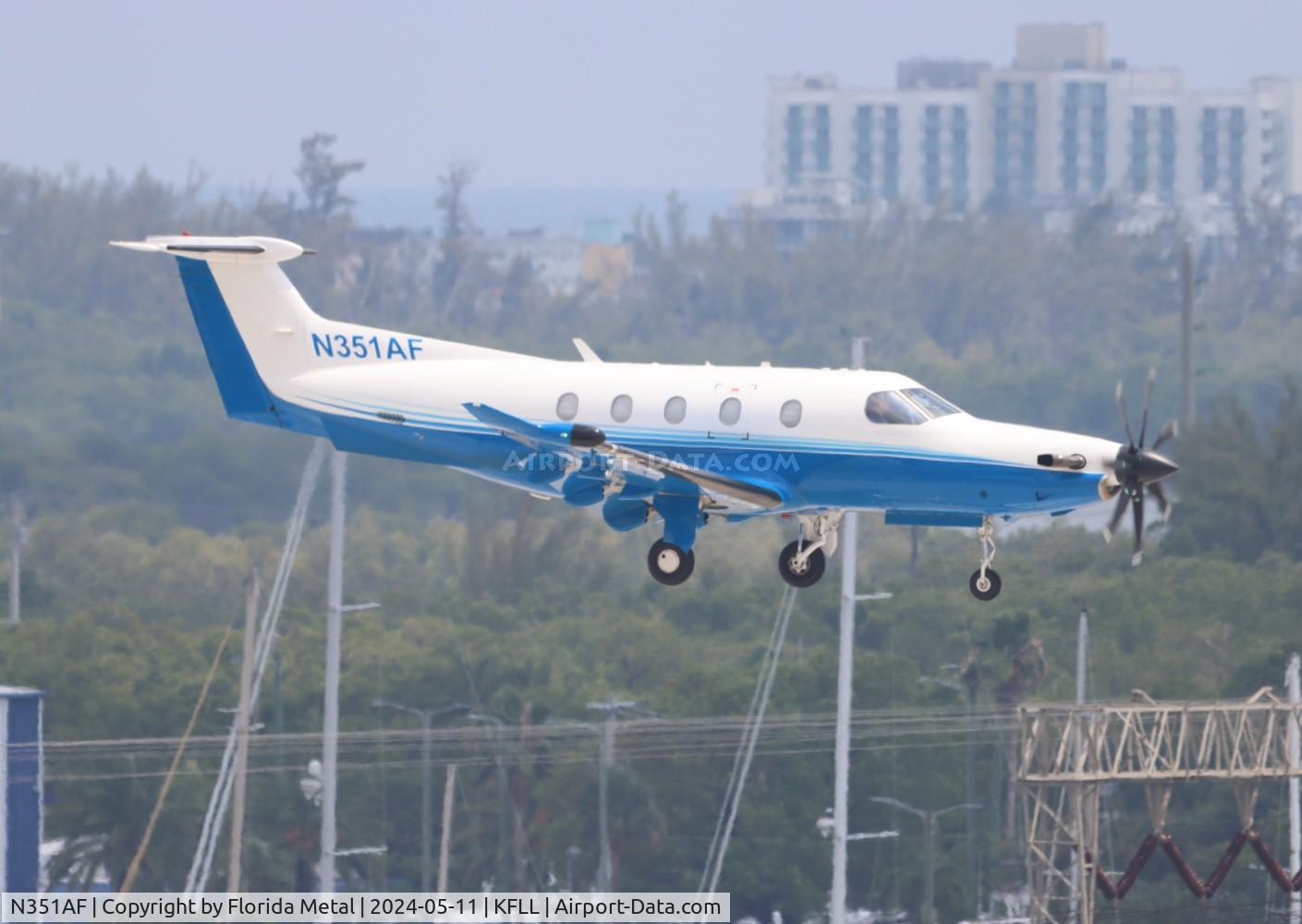 N351AF, 2012 Pilatus PC-12/47E C/N 1351, PC-12 zx 07FA-FLL