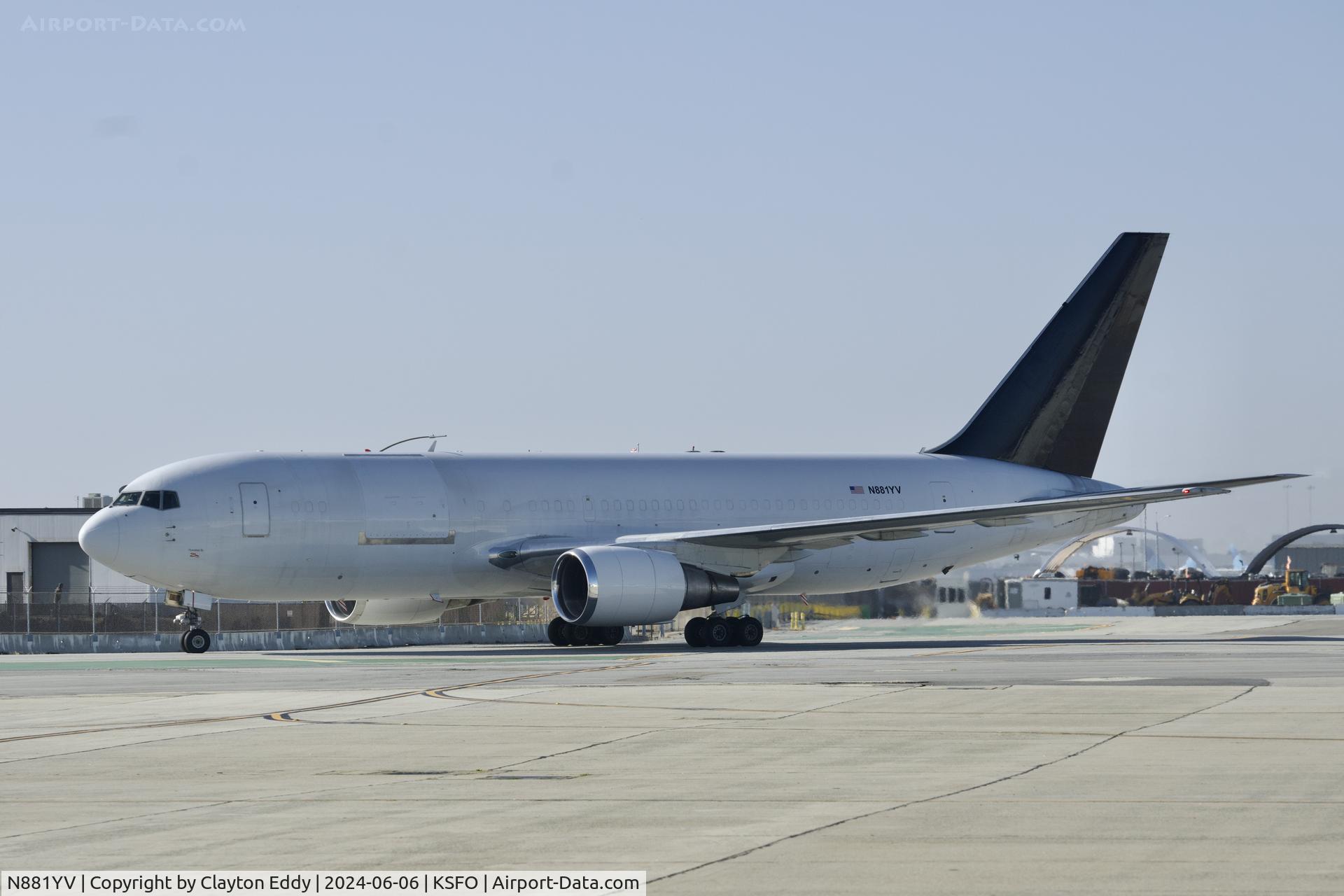 N881YV, 1987 Boeing 767-241 C/N 23803, SFO 2024.