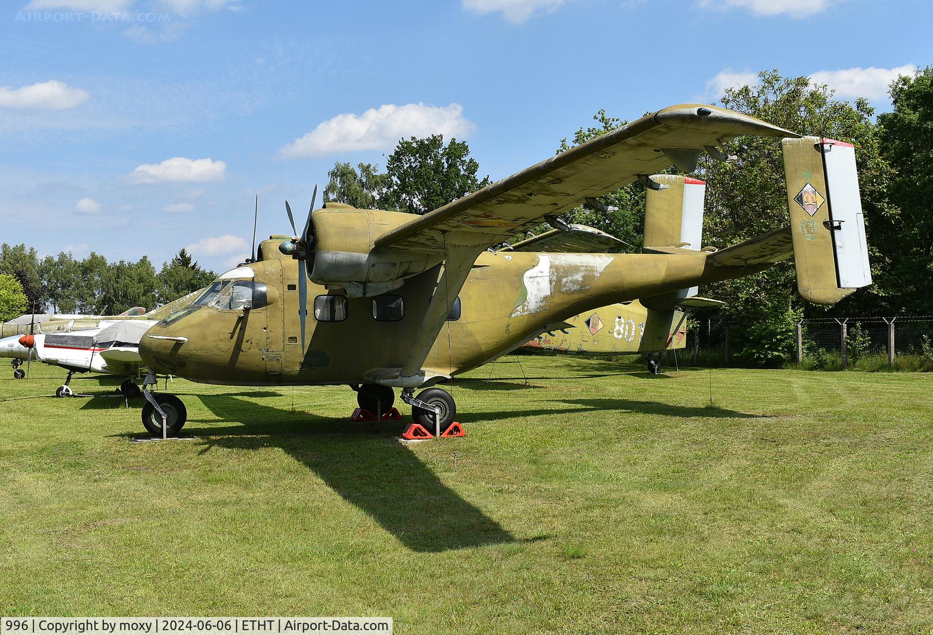 996, 1966 Antonov An-14A C/N 600904, Antonov An-14A Pchelka at Cottbus aircraft museum. NATO Code Name: CLOD