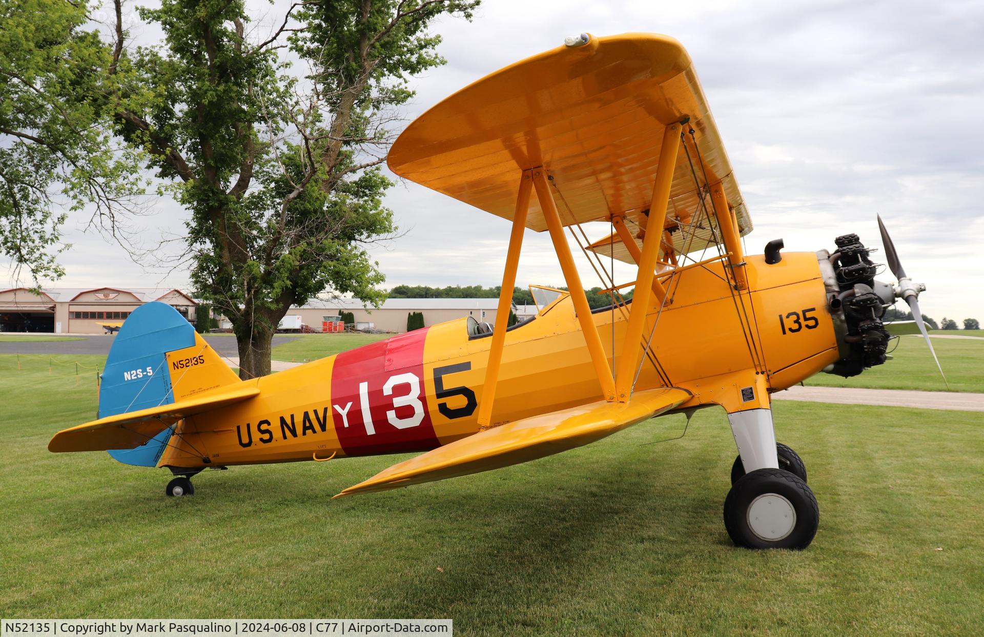 N52135, 1943 Boeing N2S-5 C/N 75-8758, Stearman