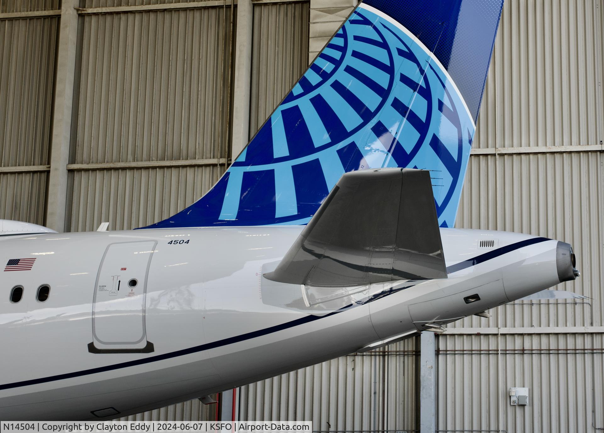 N14504, 2024 Airbus 321-271NX C/N 11708, SFO 2024.