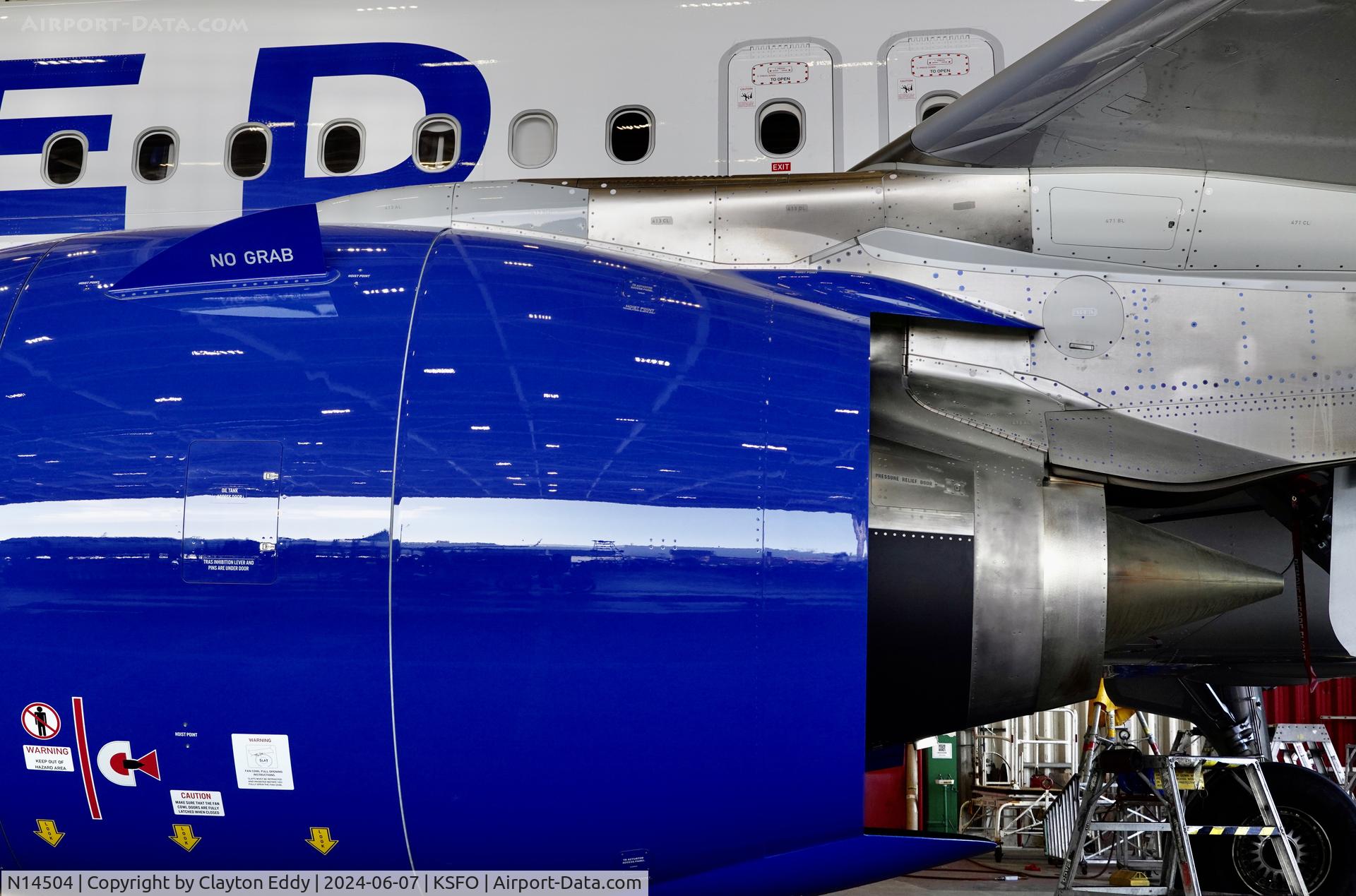 N14504, 2024 Airbus 321-271NX C/N 11708, SFO 2024.