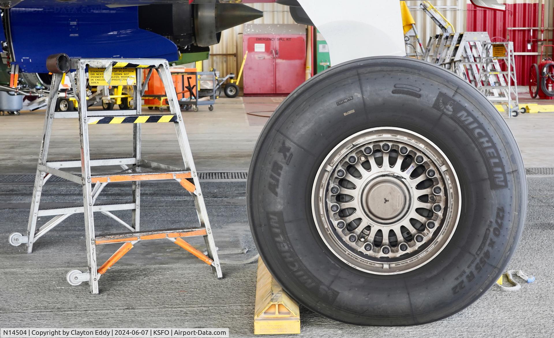 N14504, 2024 Airbus 321-271NX C/N 11708, SFO 2024.