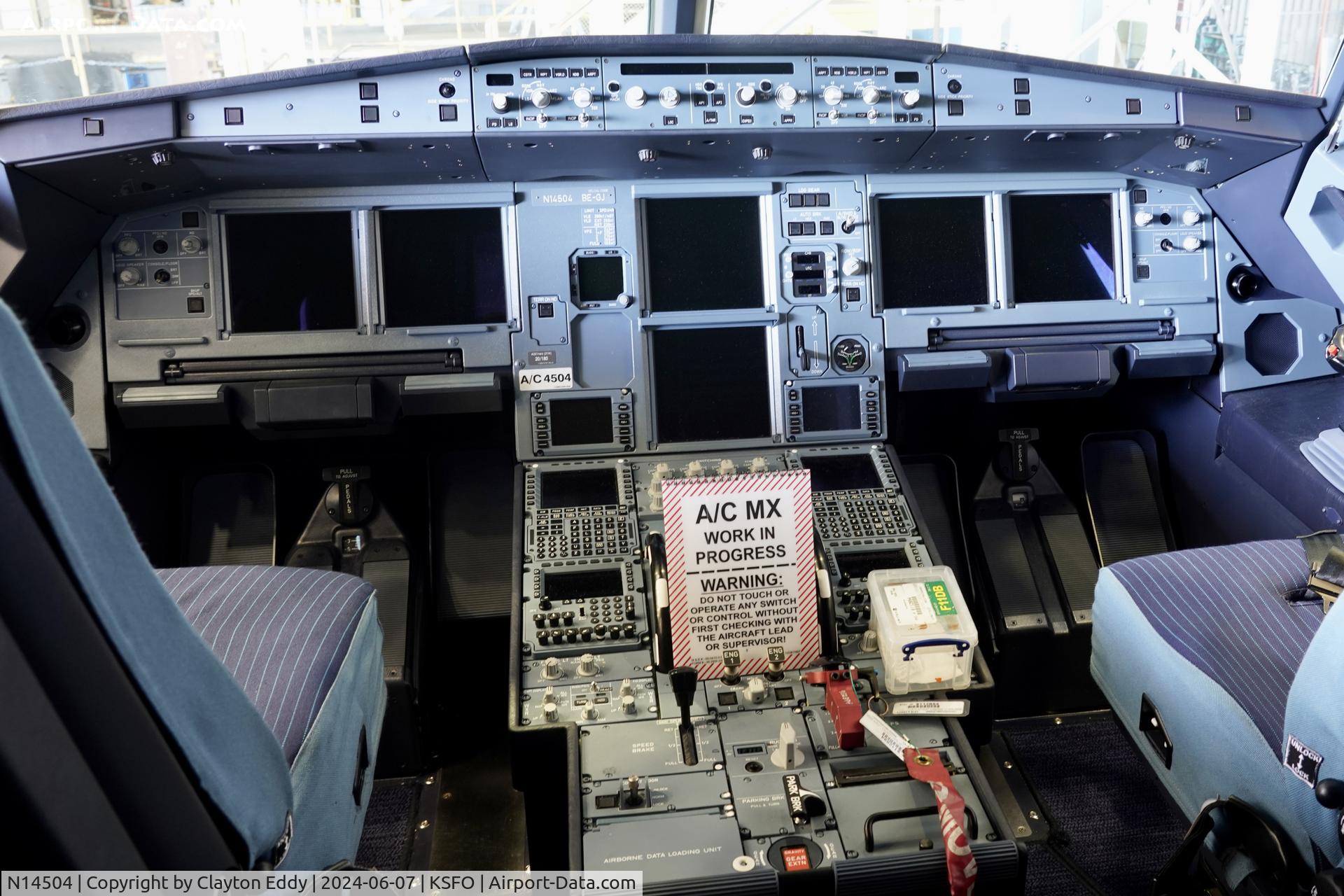 N14504, 2024 Airbus 321-271NX C/N 11708, SFO 2024.