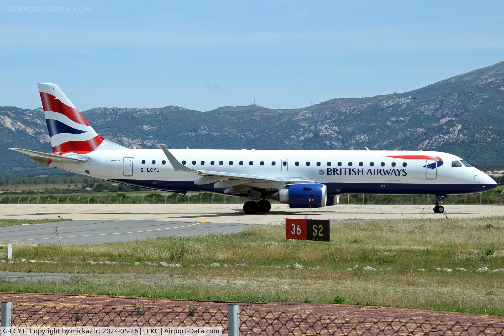G-LCYJ, 2010 Embraer 190SR (ERJ-190-100SR) C/N 19000339, Taxiing