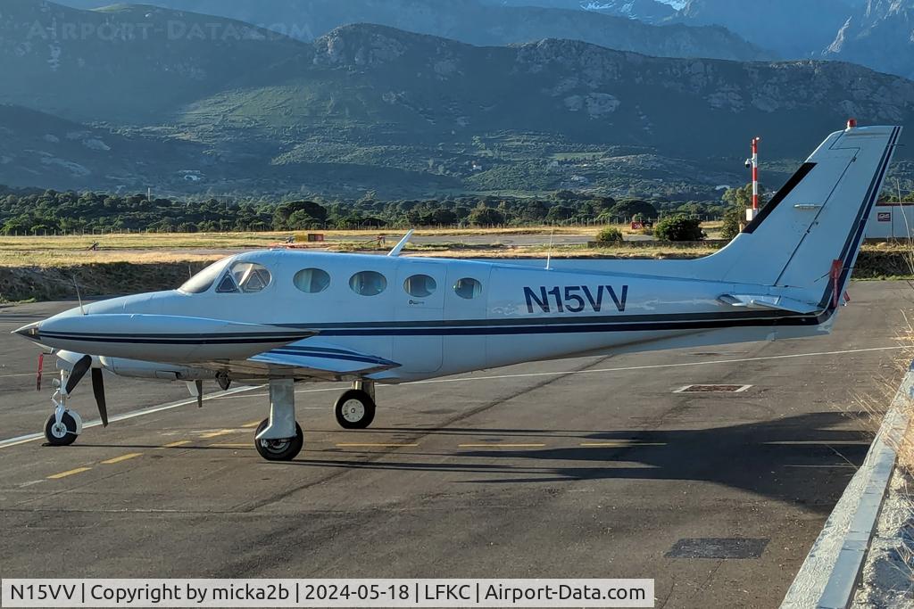 N15VV, Cessna 340A C/N 340A1520, Parked