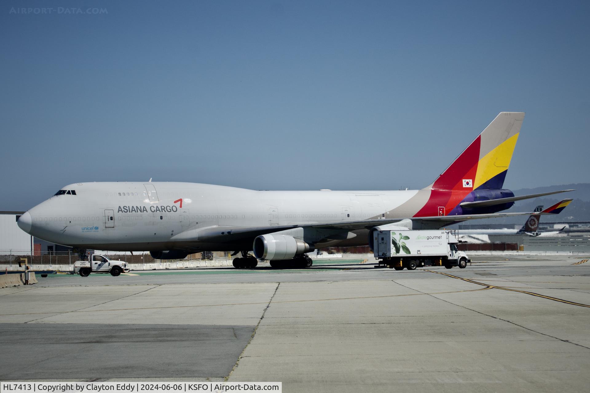 HL7413, 1991 Boeing 747-48ESF C/N 25405, SFO 2024.