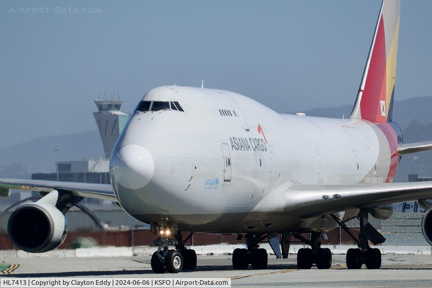 HL7413, 1991 Boeing 747-48ESF C/N 25405, SFO 2024.