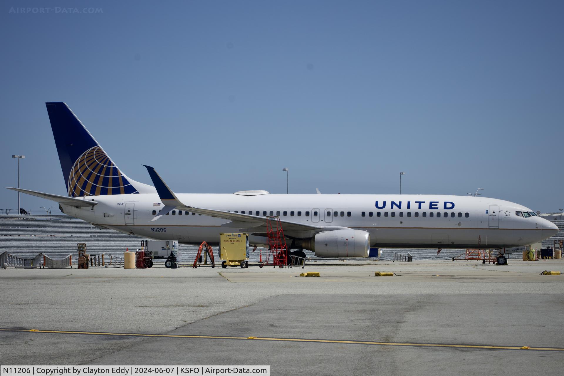 N11206, 2000 Boeing 737-824 C/N 30578, SFO 2024,