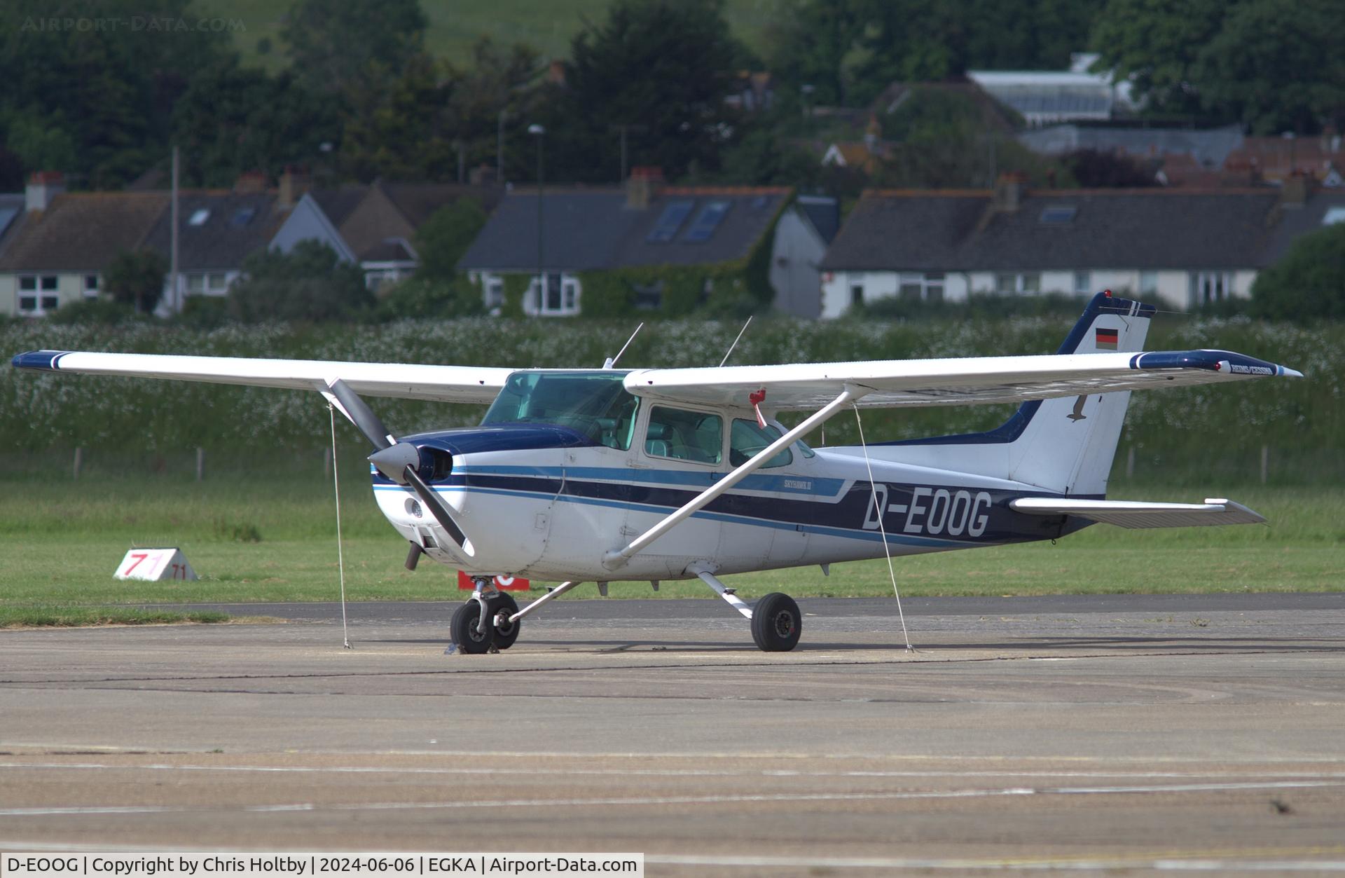 D-EOOG, 1980 Cessna 172N Skyhawk II C/N F17201952, Parked at Shoreham Airport, West Sussex