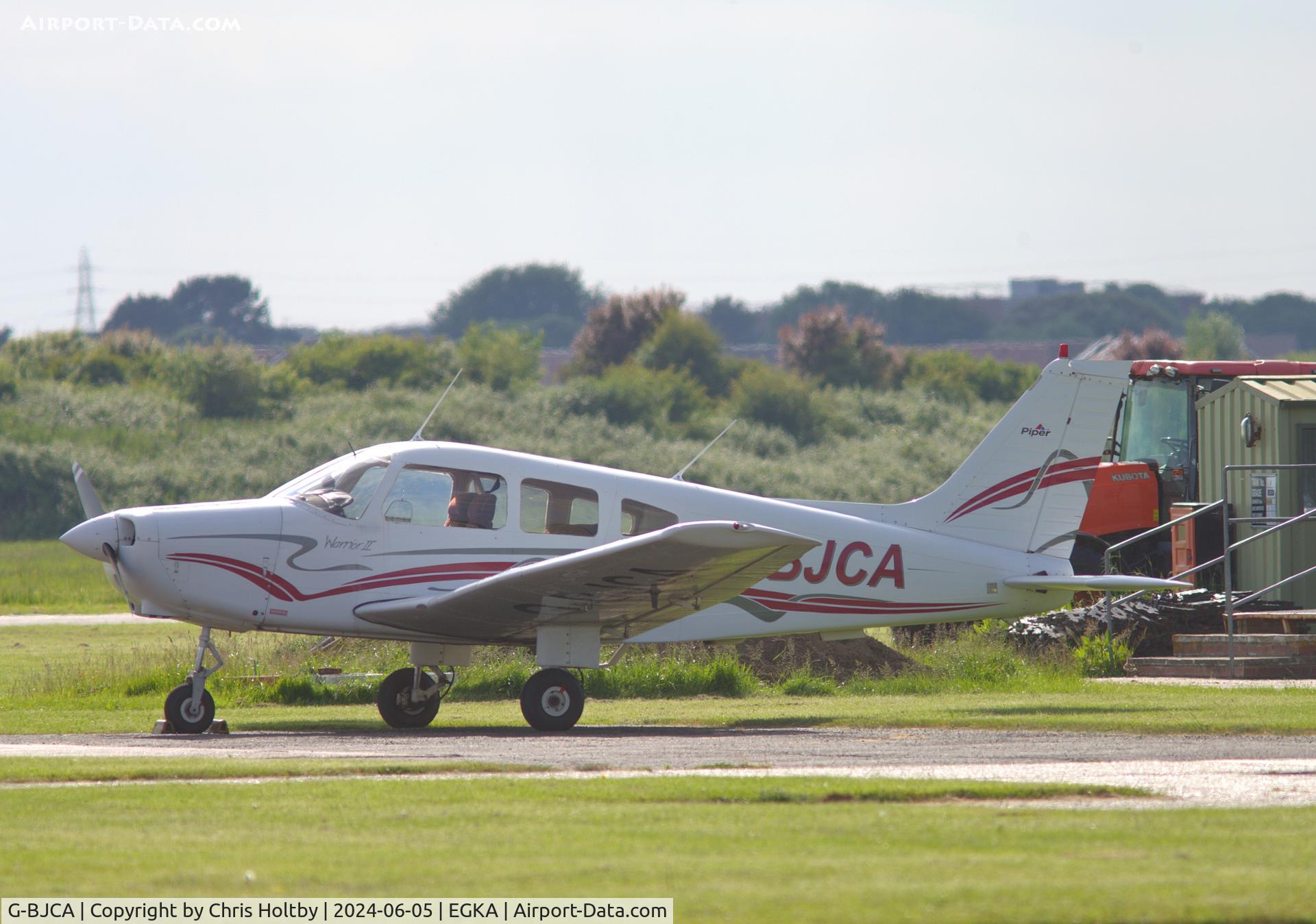 G-BJCA, 1979 Piper PA-28-161 Cherokee Warrior II C/N 28-7916473, At Shoreham Airport, w Sussex