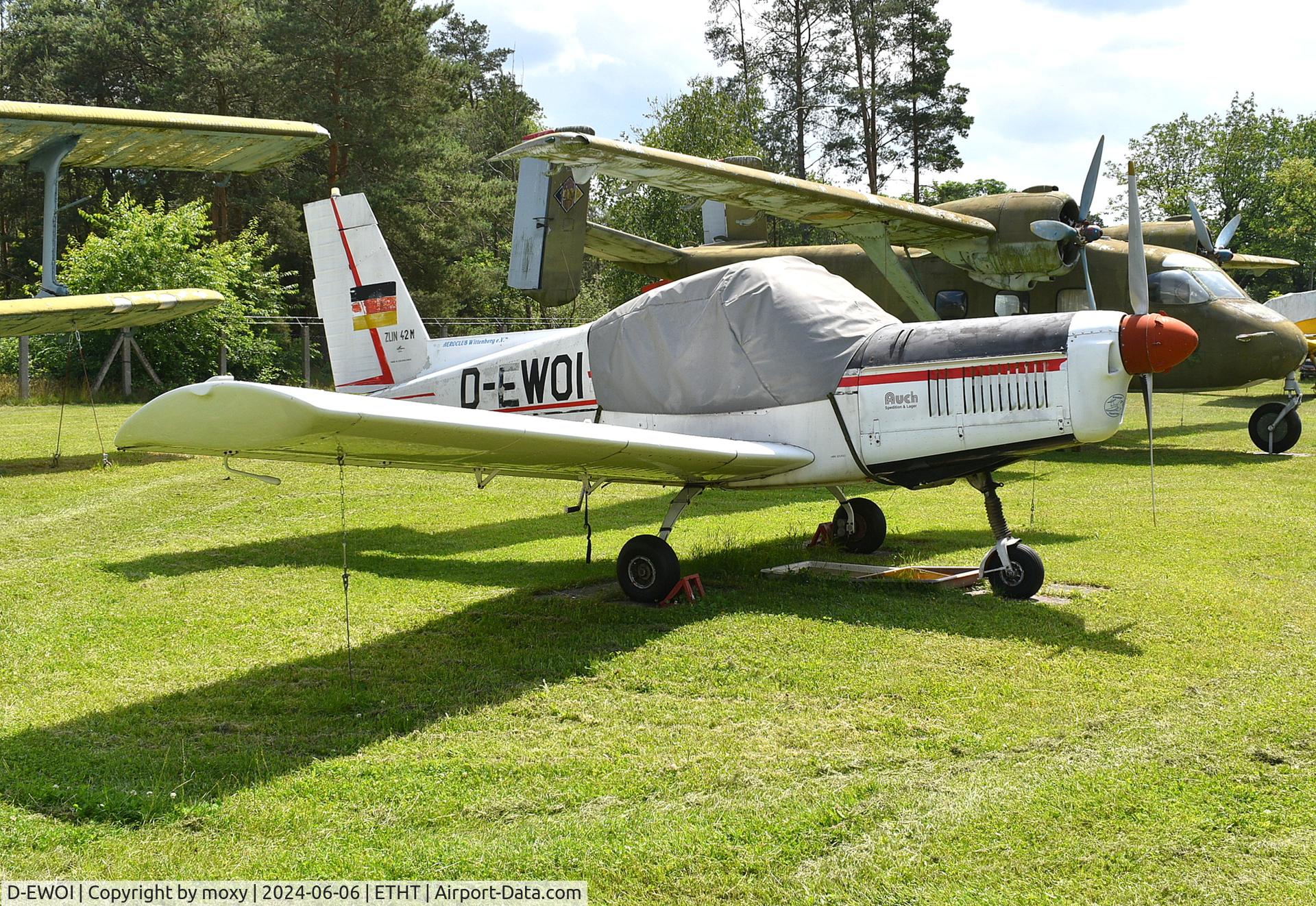 D-EWOI, 1977 Zlin Z-42M C/N 0114/04, Zlin Z-42M at the Cottbus Aircraft Museum, Germany.
