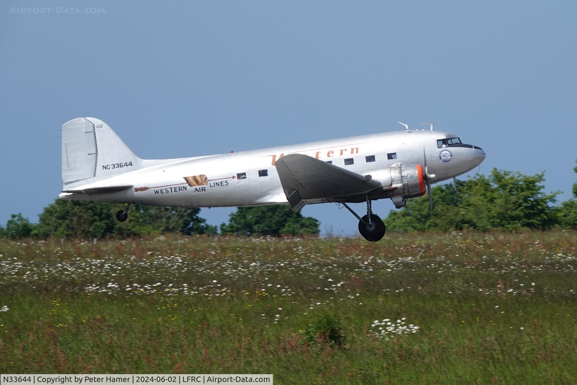 N33644, 1941 Douglas DC-3A-197E C/N 4123, Cherbourg, 80th anniversary of D-Day