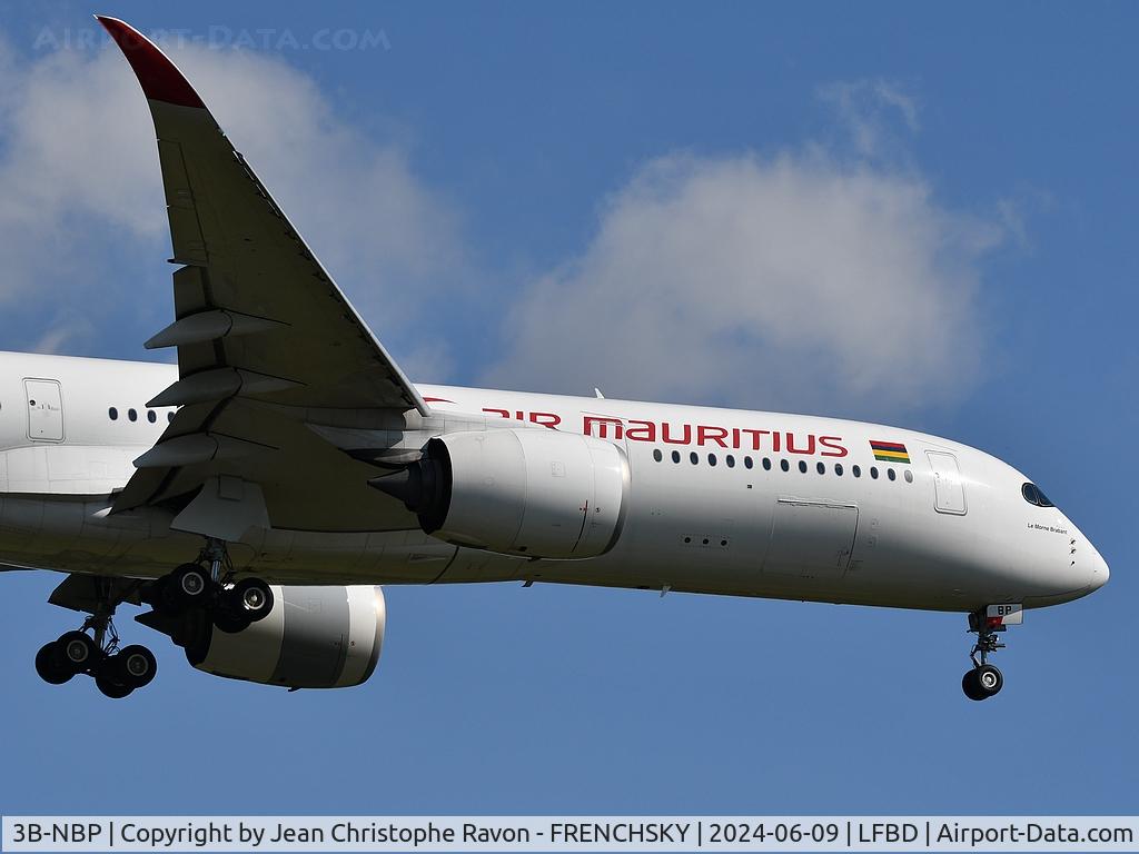 3B-NBP, 2017 Airbus A350-941 C/N 145, MAU8 from Port Louis