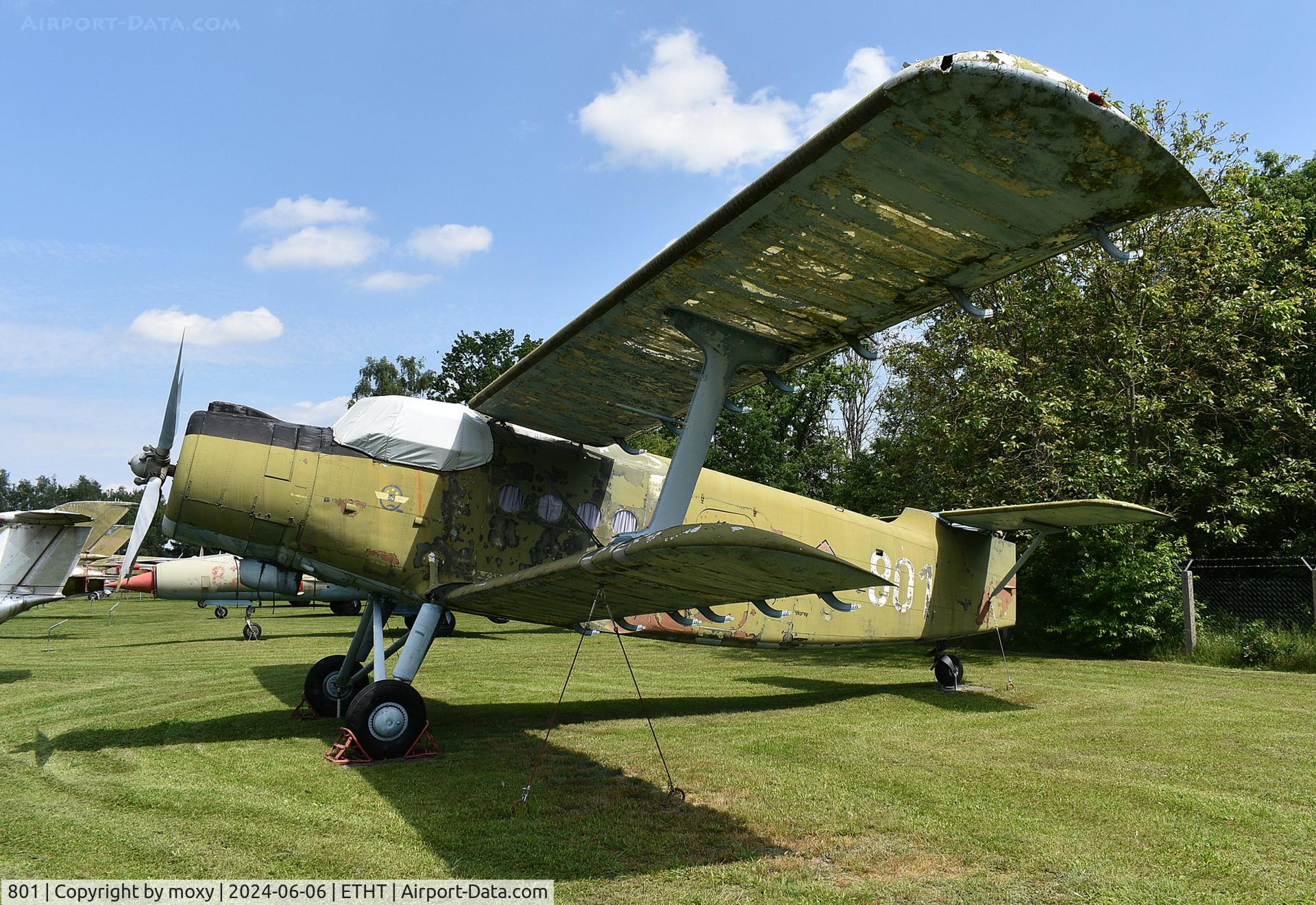 801, Antonov An-2TP C/N 128 (473) 01, Antonov An-2TP at Cottbus Aircraft Museum, Germany.