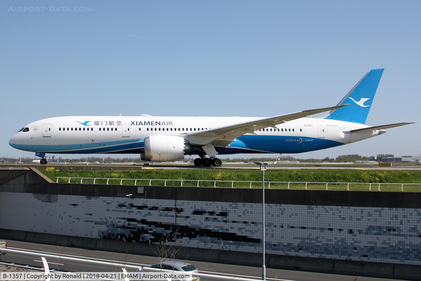 B-1357, 2018 Boeing 787-9 Dreamliner C/N 63043, at eham