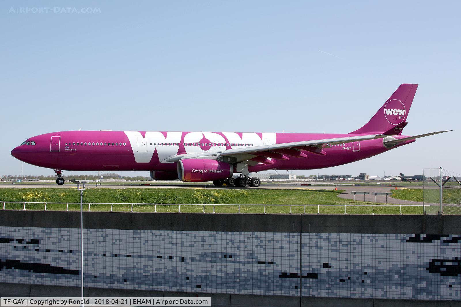 TF-GAY, 2010 Airbus A330-343 C/N 1098, at eham