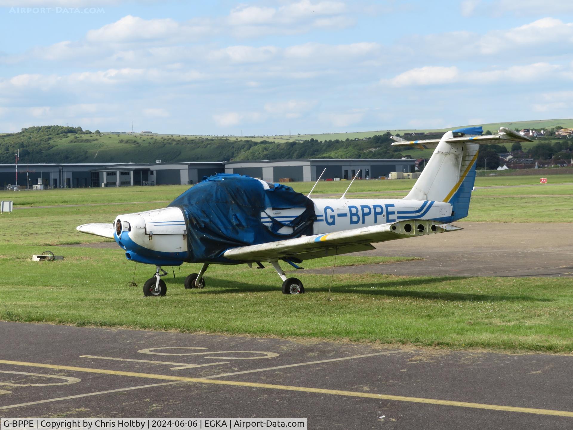 G-BPPE, 1979 Piper PA-38-112 Tomahawk Tomahawk C/N 38-79A0189, Still at Shoreham Airport, W. Sussex