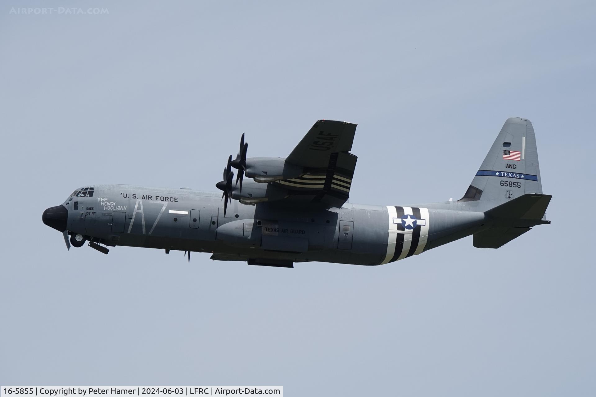 16-5855, Lockheed Martin C-130J-30 Super Hercules C/N 382-5855, Cherbourg,80th anniversary of D-Day