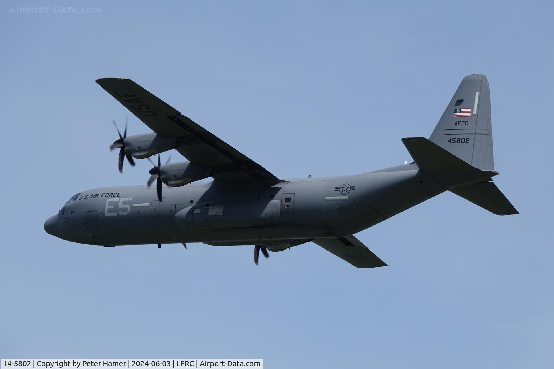 14-5802, Lockheed Martin C-130J-30 Super Hercules C/N 382-5802, Cherbourg,80th anniversary of D-Day