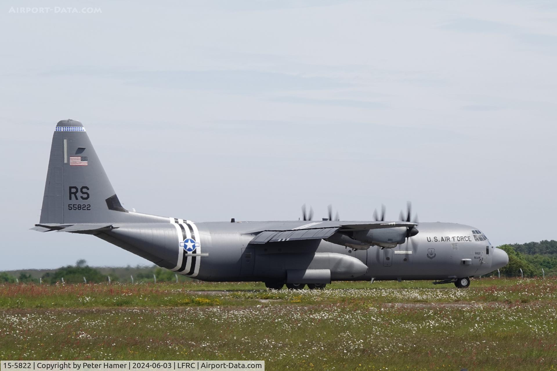 15-5822, 2015 Lockheed Martin C-130J-30 Super Hercules C/N 382-5822, Cherbourg, 80th anniversary of D-Day
