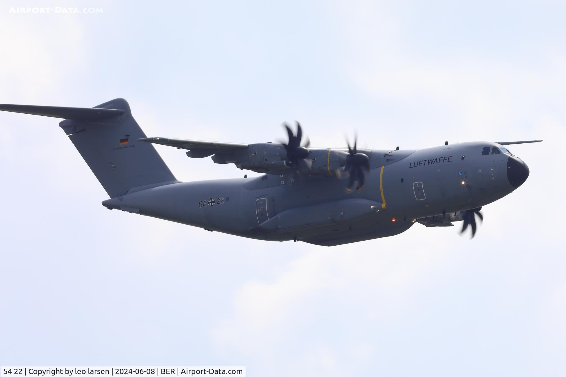 54 22, 2018 Airbus A400M-180 Atlas C/N 081, Berlin ILA 8.6.2024