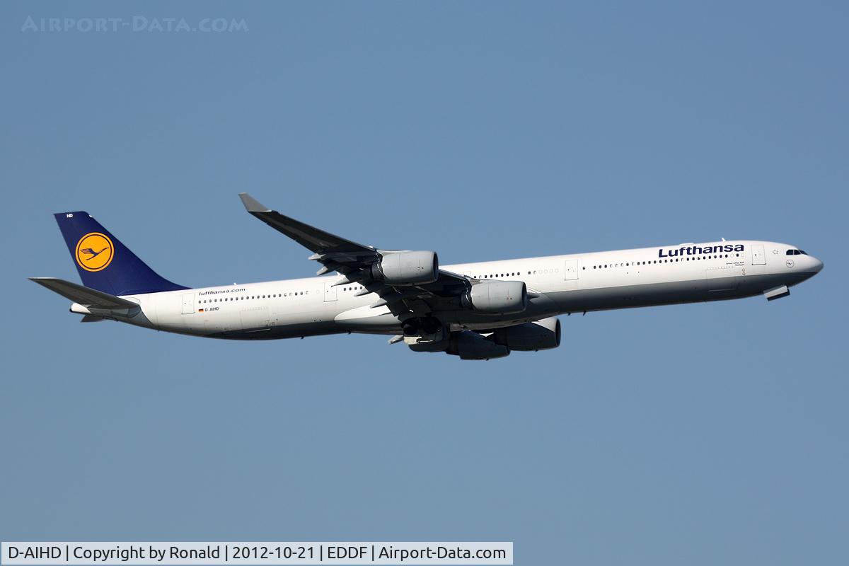 D-AIHD, 2003 Airbus A340-642 C/N 537, at fra