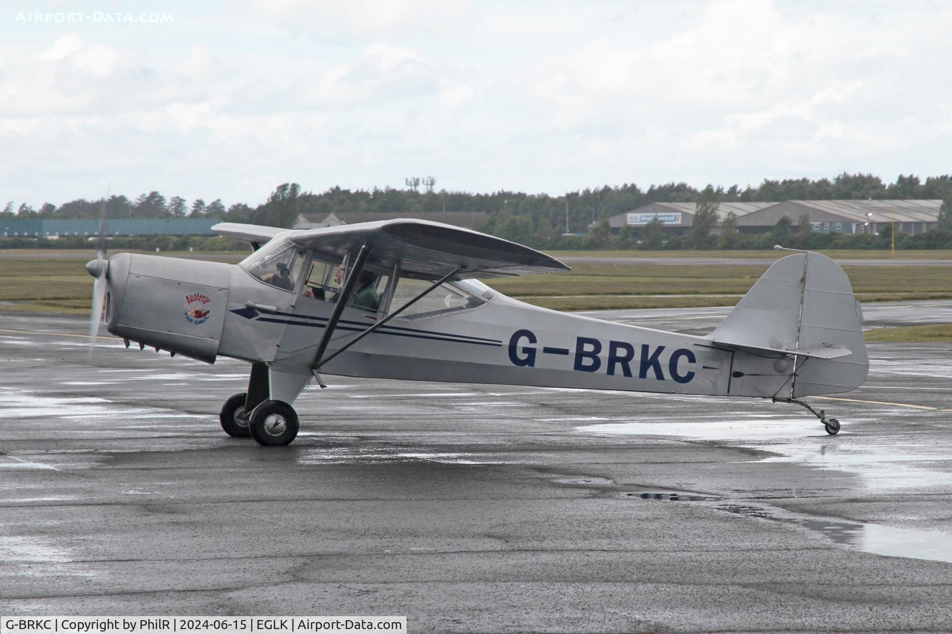 G-BRKC, Auster J-1 Autocrat C/N 2749, G-BRKC 1951 Auster 5J1 Autocrat Blackbushe Fly In 15.06.24 (2)