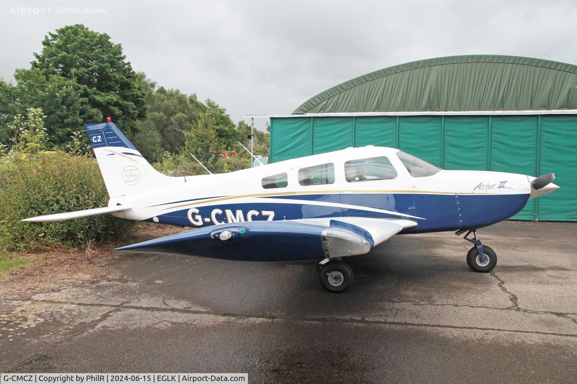 G-CMCZ, 1999 Piper PA-28-181 Cherokee Archer III C/N 2843205, G-CMCZ 1999 Piper PA-28-181 Cherokee Archer lll Blackbushe Fly In 15.06.24