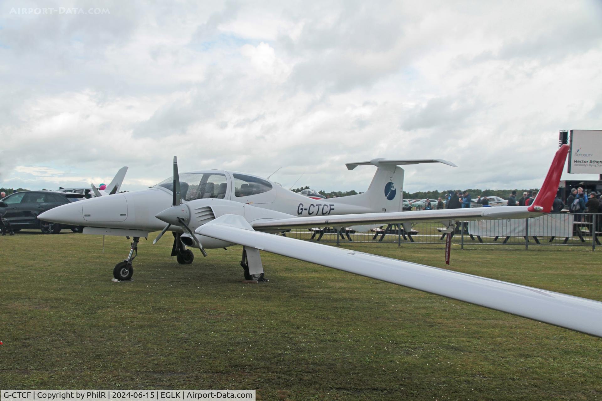 G-CTCF, 2005 Diamond DA-42 Twin Star C/N 42.045, G-CTCF 2005 Diamond Aircraft DA 42 Twin Star Blackbushe Fly In 15.06.24