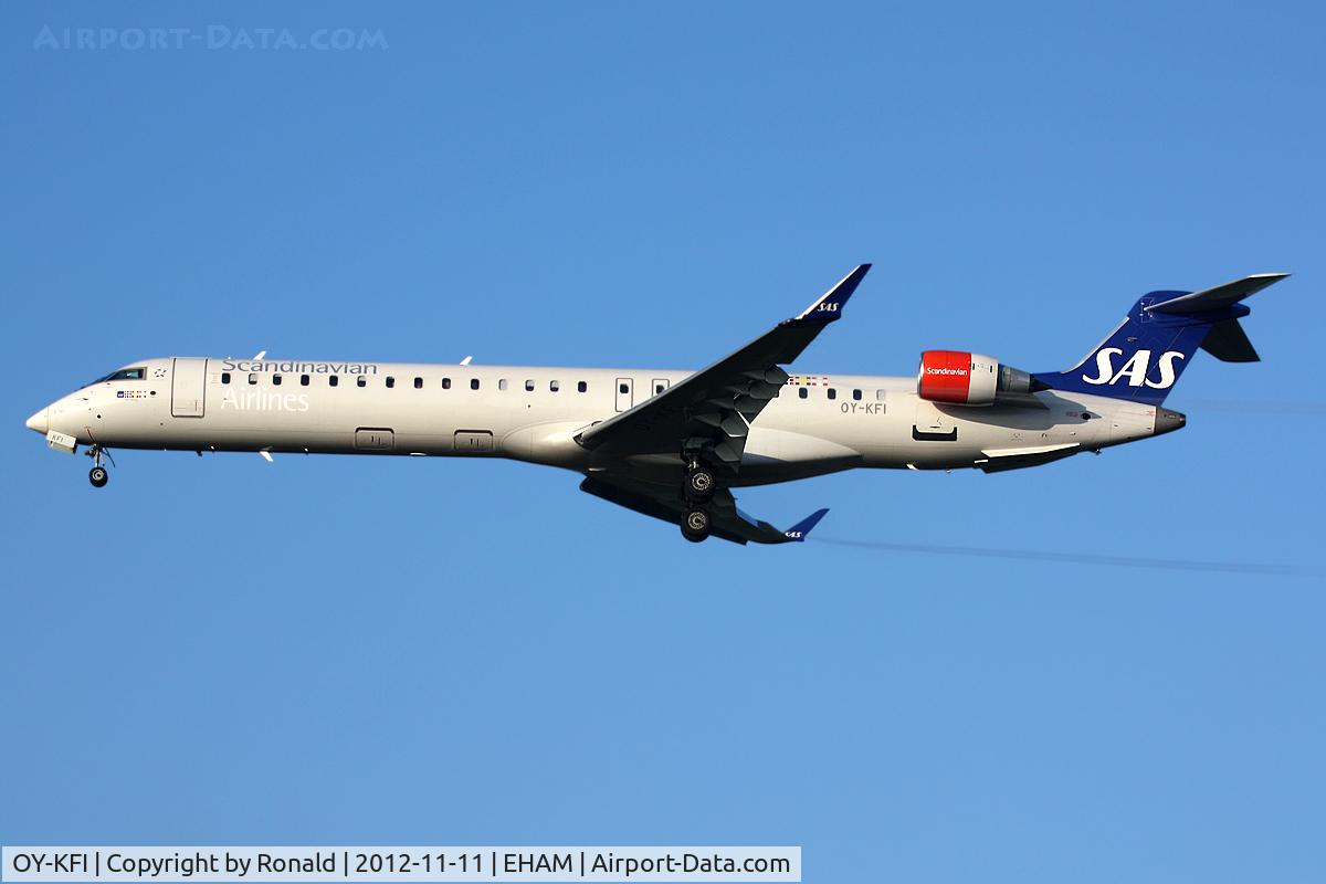 OY-KFI, 2009 Canadair CRJ-900ER (CL-600-2D24) C/N 15242, at eham