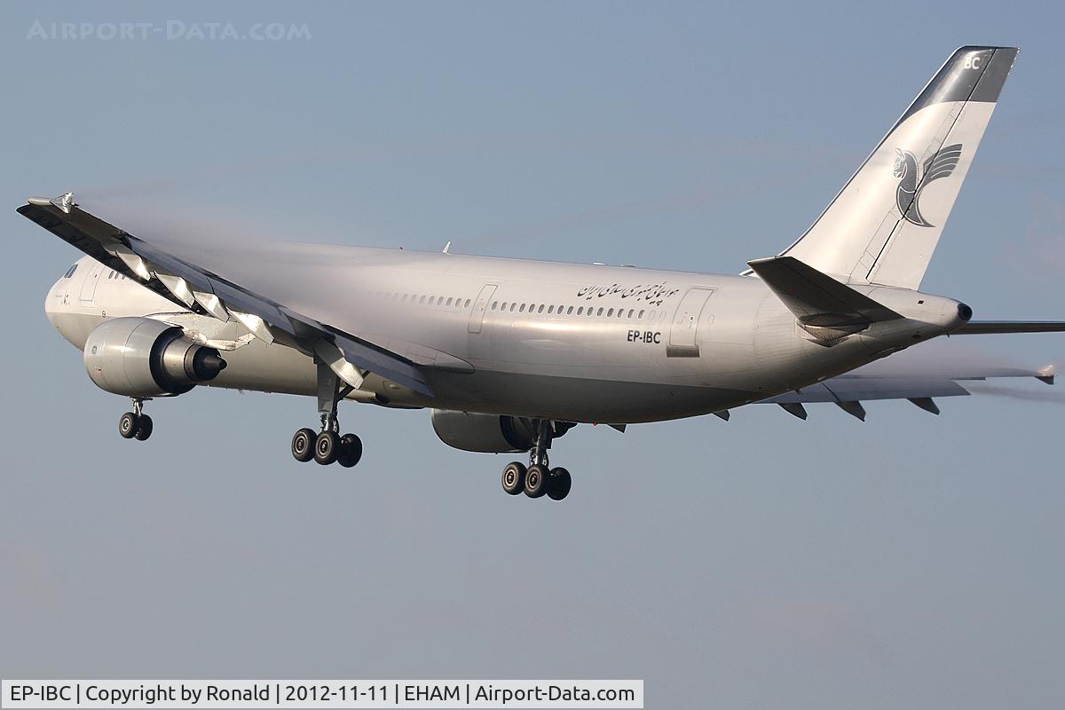 EP-IBC, 1992 Airbus A300B4-605R C/N 632, at eham