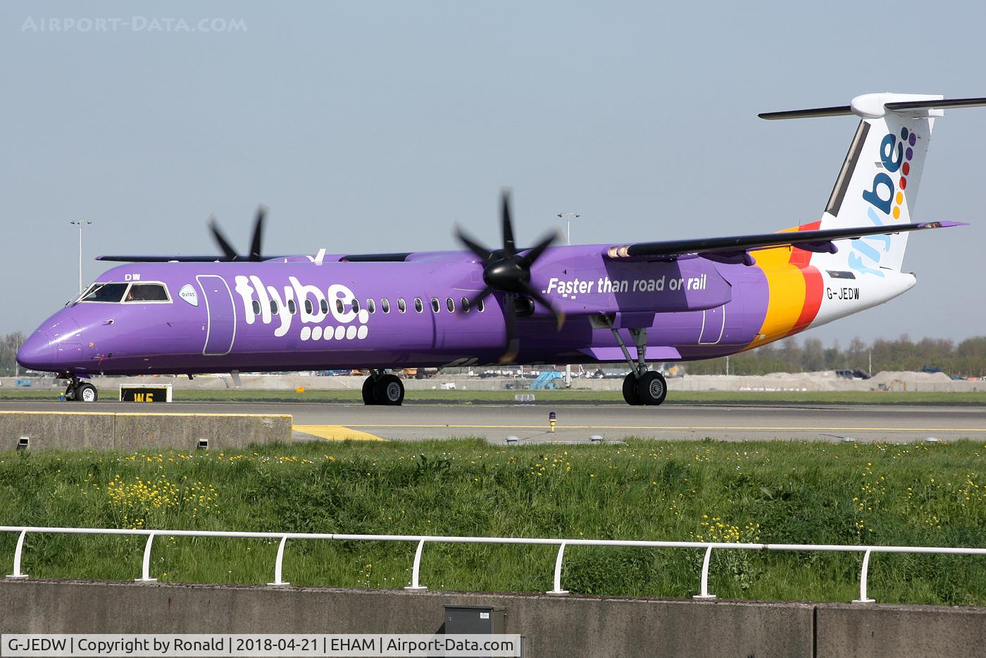 G-JEDW, 2004 De Havilland Canada DHC-8-402Q Dash 8 C/N 4093, at eham
