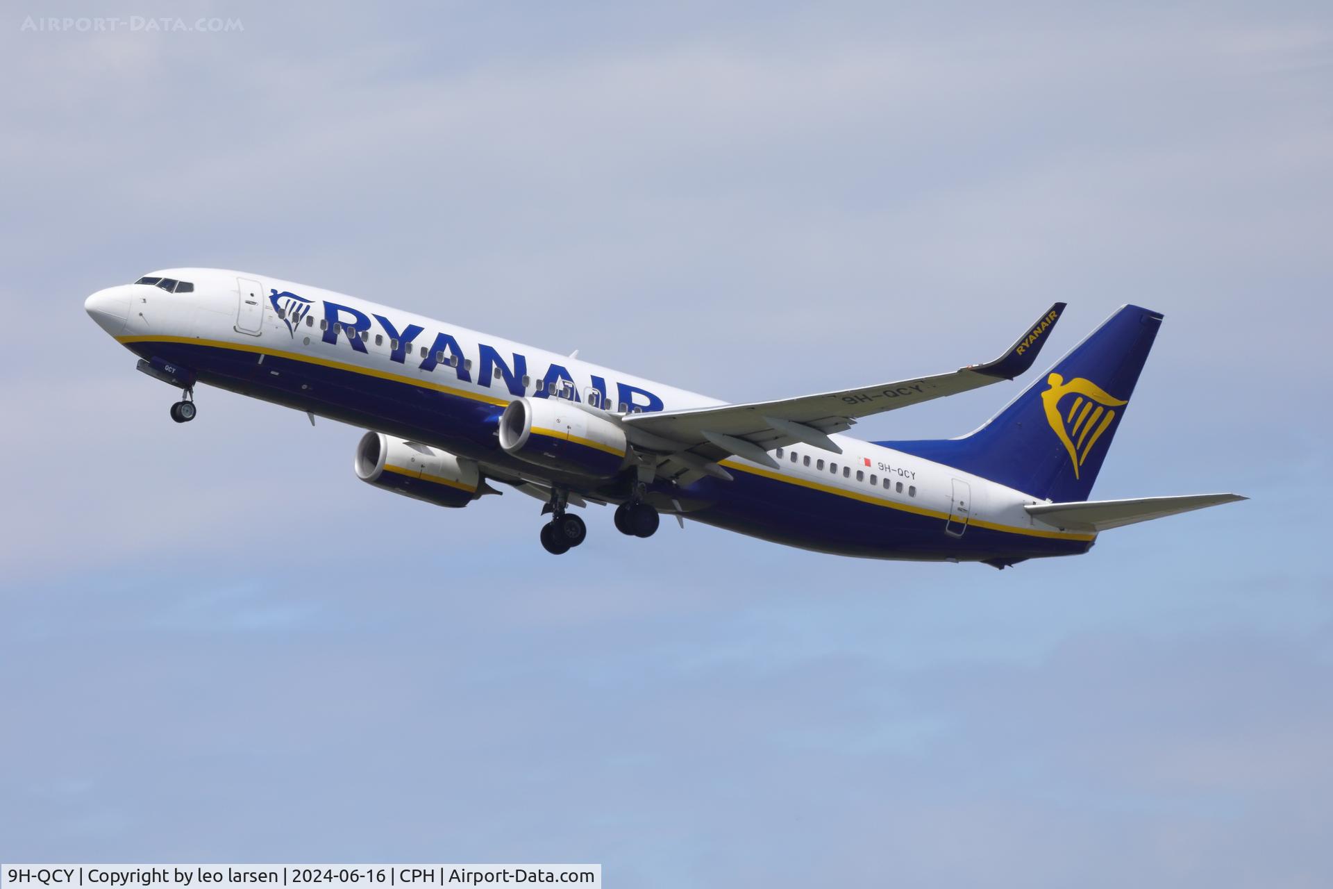 9H-QCY, 2016 Boeing 737-8AS C/N 44747, Copenhagen 16.6.2024