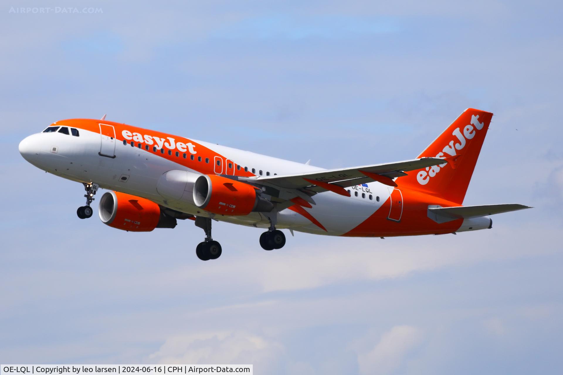 OE-LQL, 2009 Airbus A319-111 C/N 3774, Copenhagen 16.6.2024