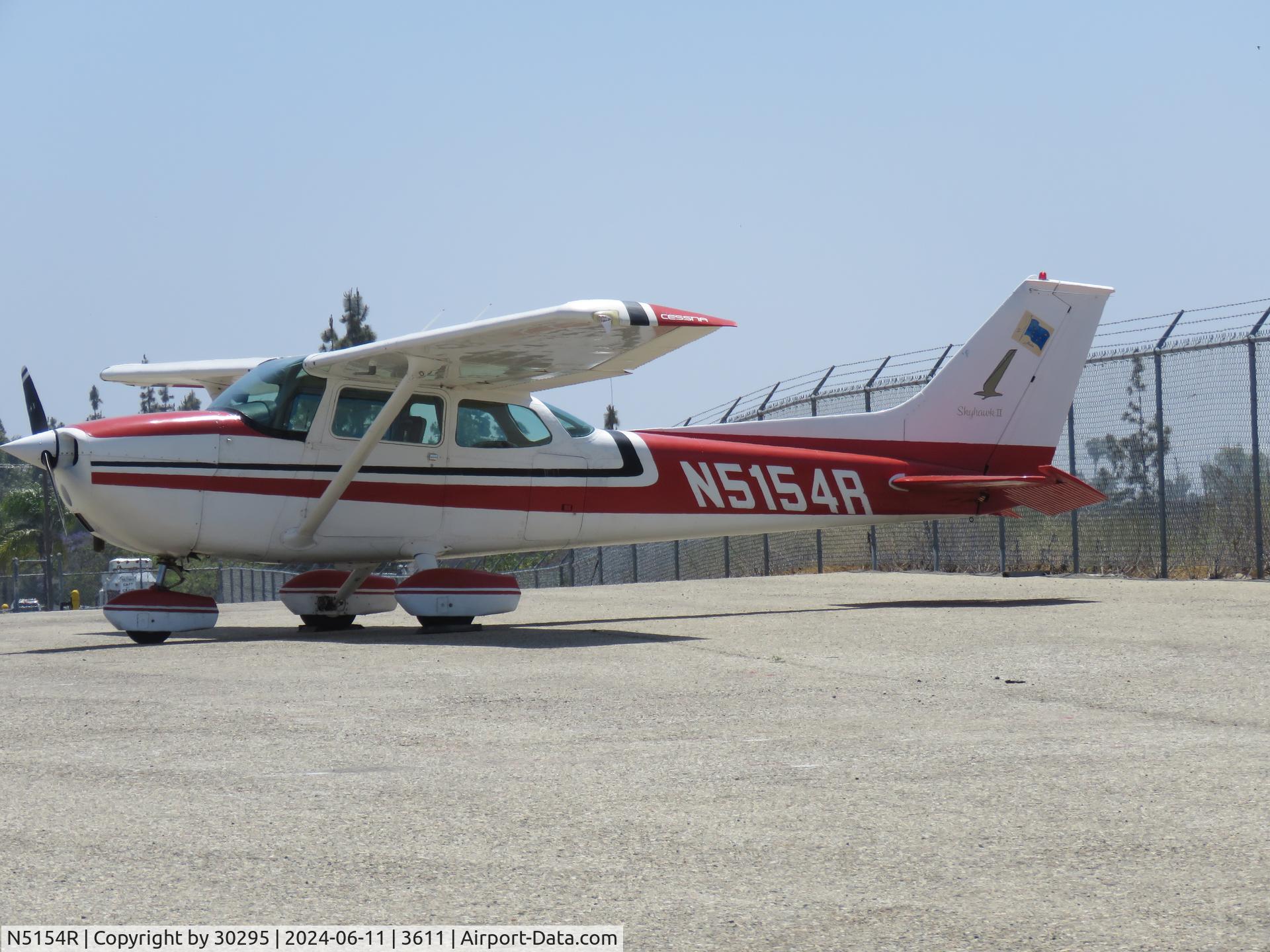 N5154R, 1974 Cessna 172M Skyhawk II C/N 17263371, Parked