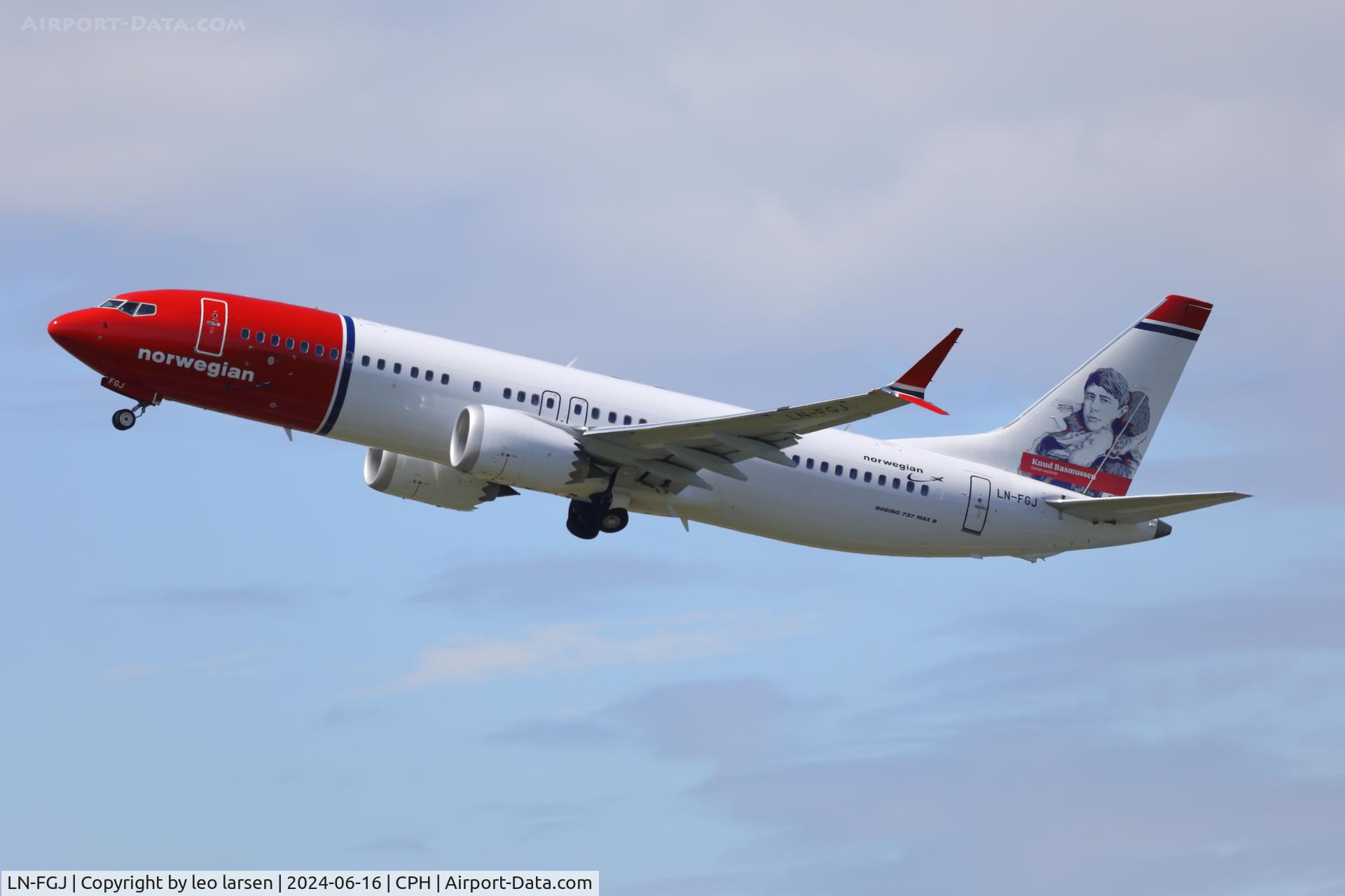 LN-FGJ, 2022 Boeing 737-8 MAX C/N 65903, Copenhagen 16.6.2024