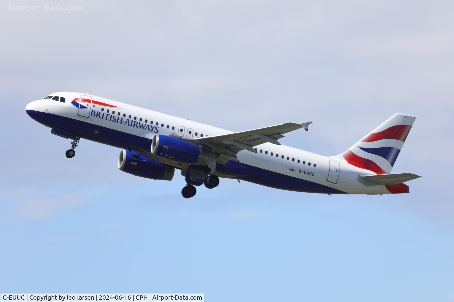 G-EUUC, 2001 Airbus A320-232 C/N 1696, Copenhagen 16.6.2024