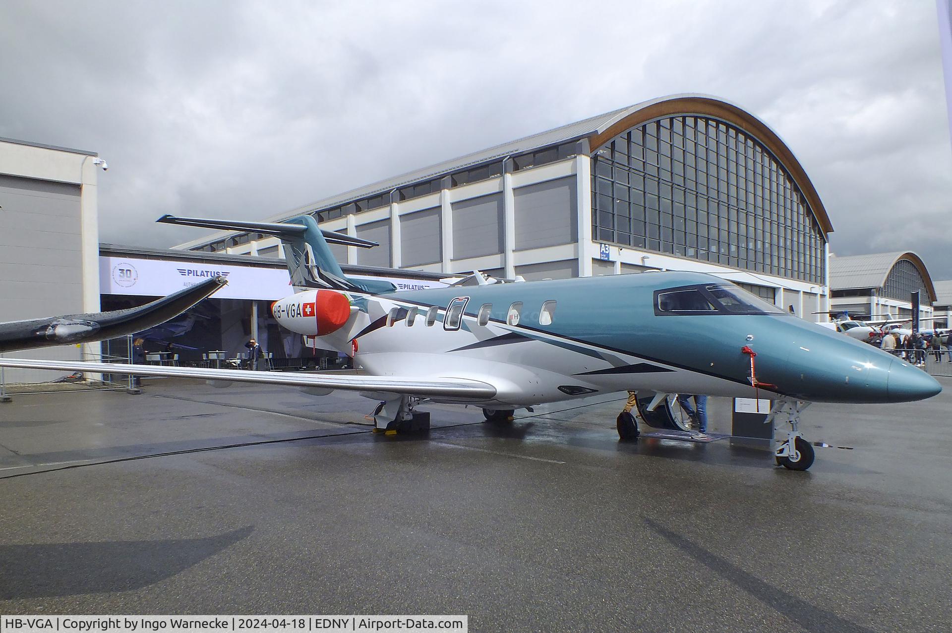 HB-VGA, Pilatus PC-24 C/N 501, Pilatus PC-24 at the AERO 2024, Friedrichshafen