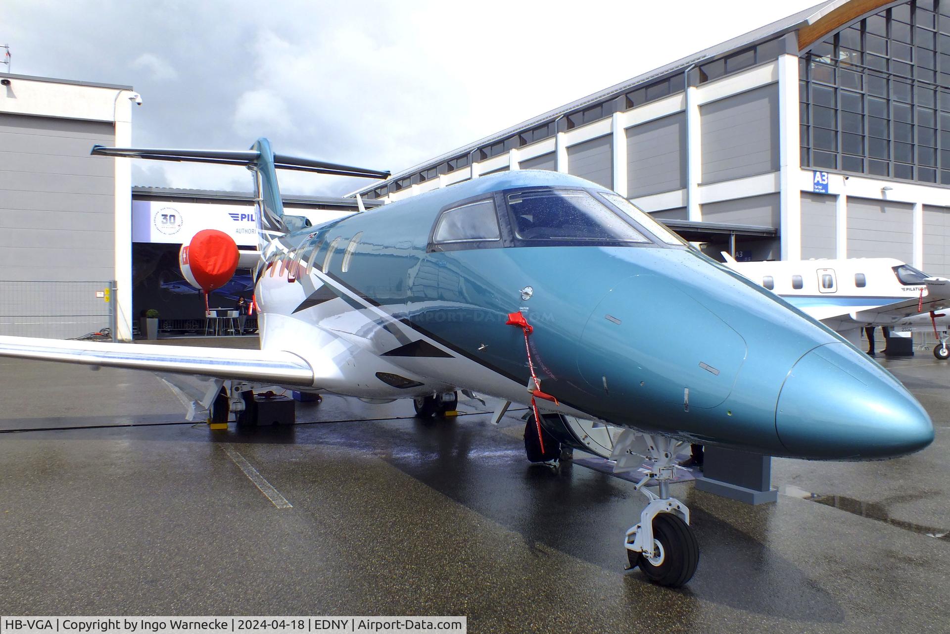 HB-VGA, Pilatus PC-24 C/N 501, Pilatus PC-24 at the AERO 2024, Friedrichshafen