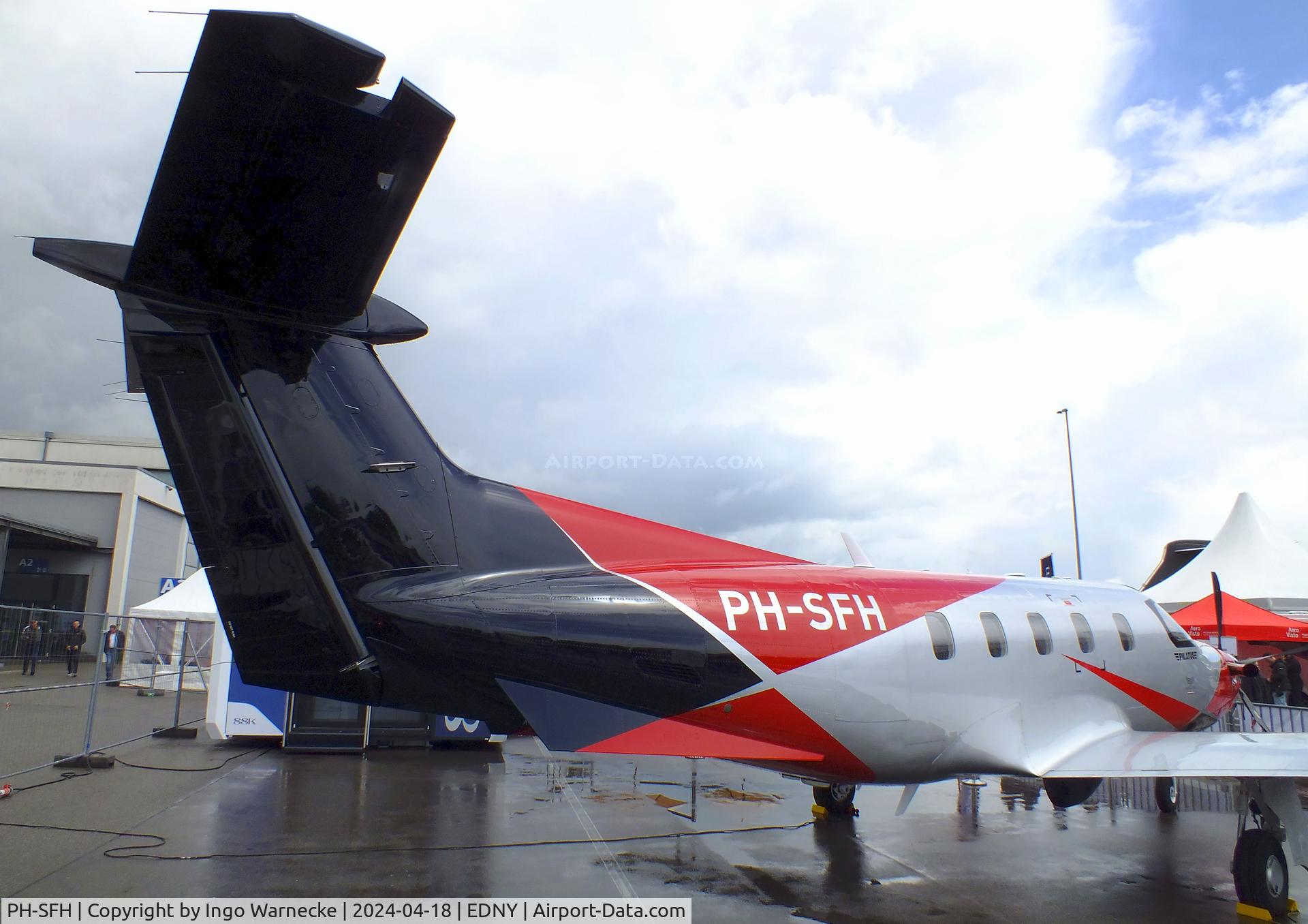 PH-SFH, 2021 Pilatus PC-12/47E NGX C/N 2112, Pilatus PC-12 NGX at the AERO 2024, Friedrichshafen
