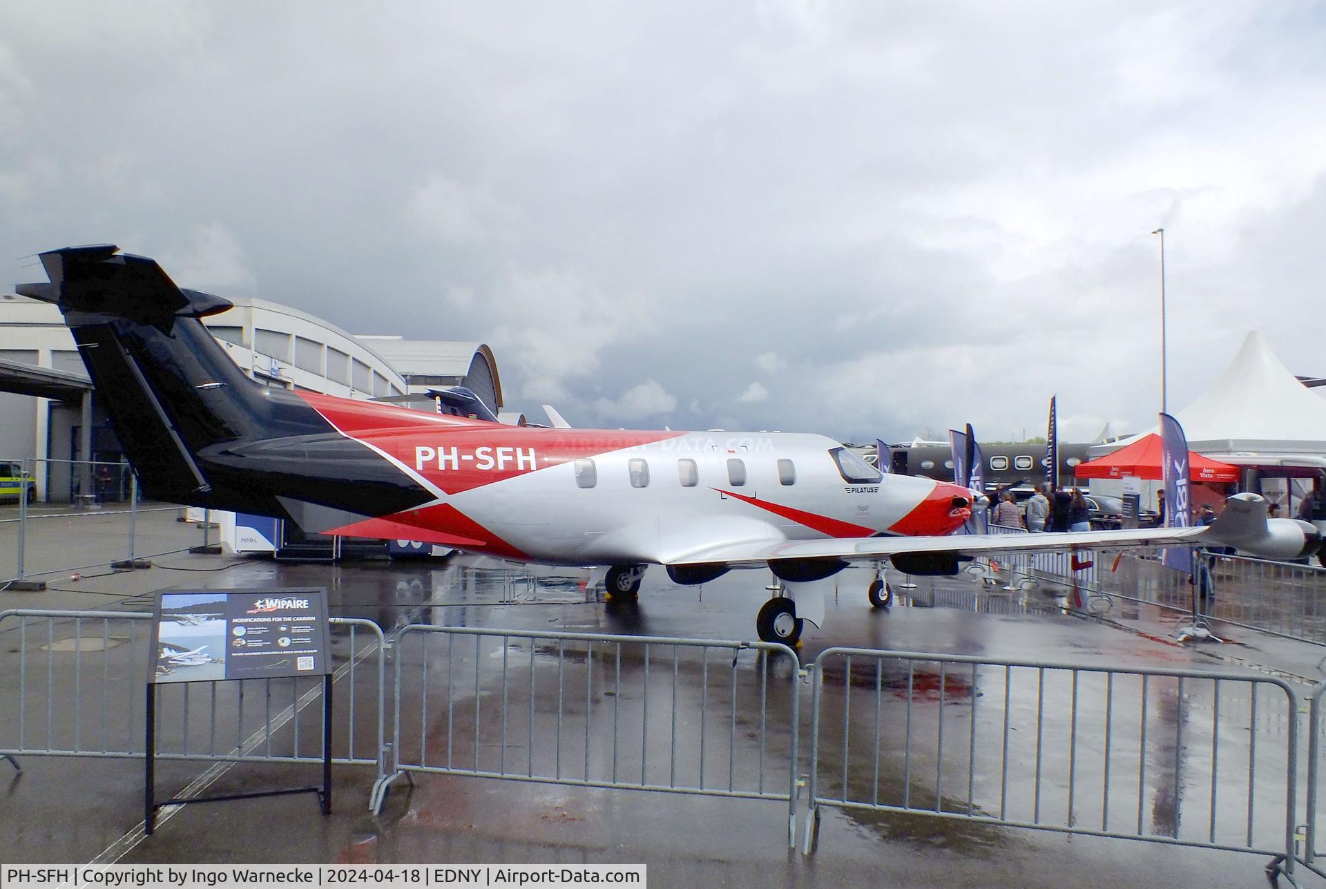 PH-SFH, 2021 Pilatus PC-12/47E NGX C/N 2112, Pilatus PC-12 NGX at the AERO 2024, Friedrichshafen