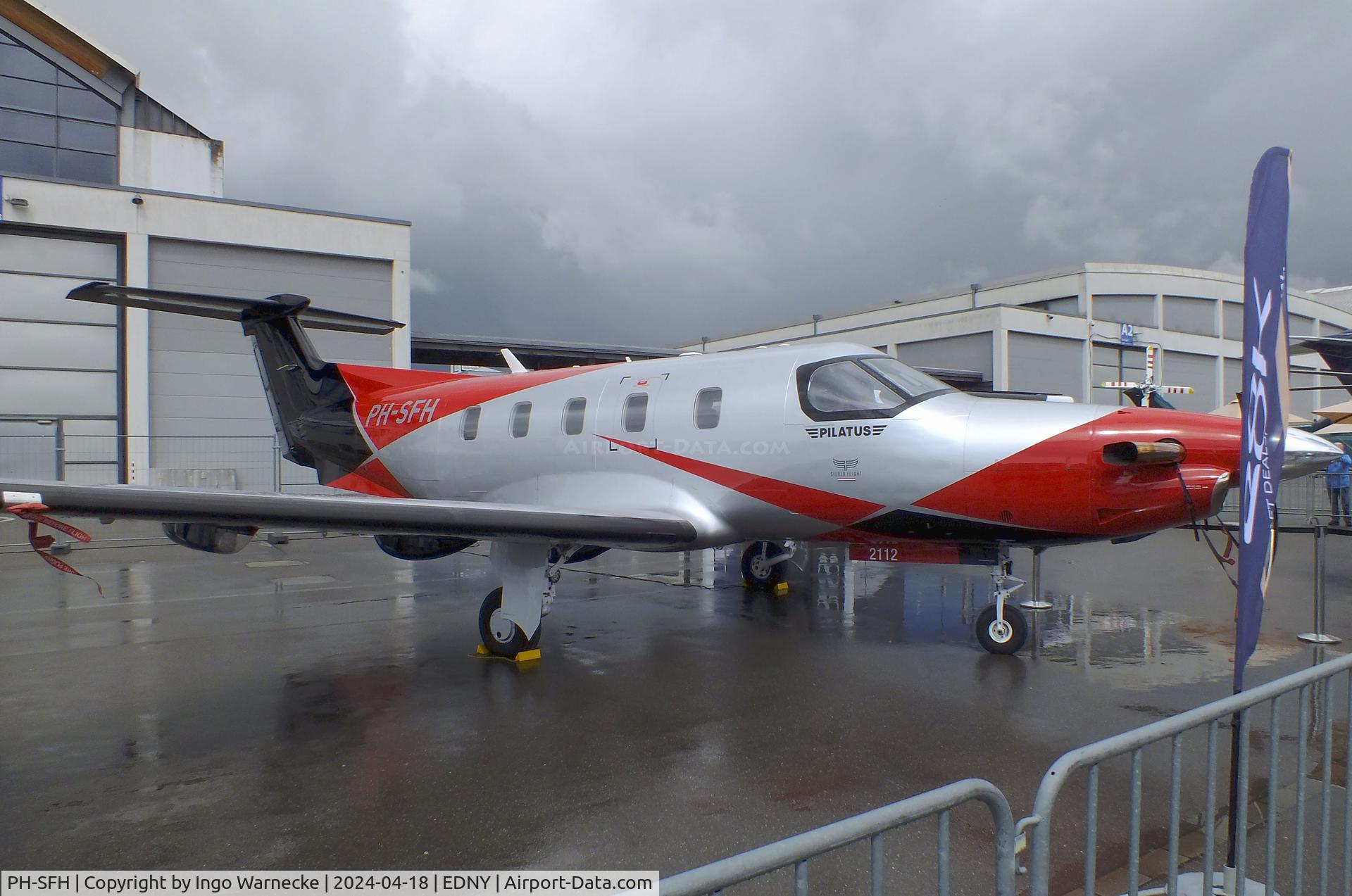 PH-SFH, 2021 Pilatus PC-12/47E NGX C/N 2112, Pilatus PC-12 NGX at the AERO 2024, Friedrichshafen