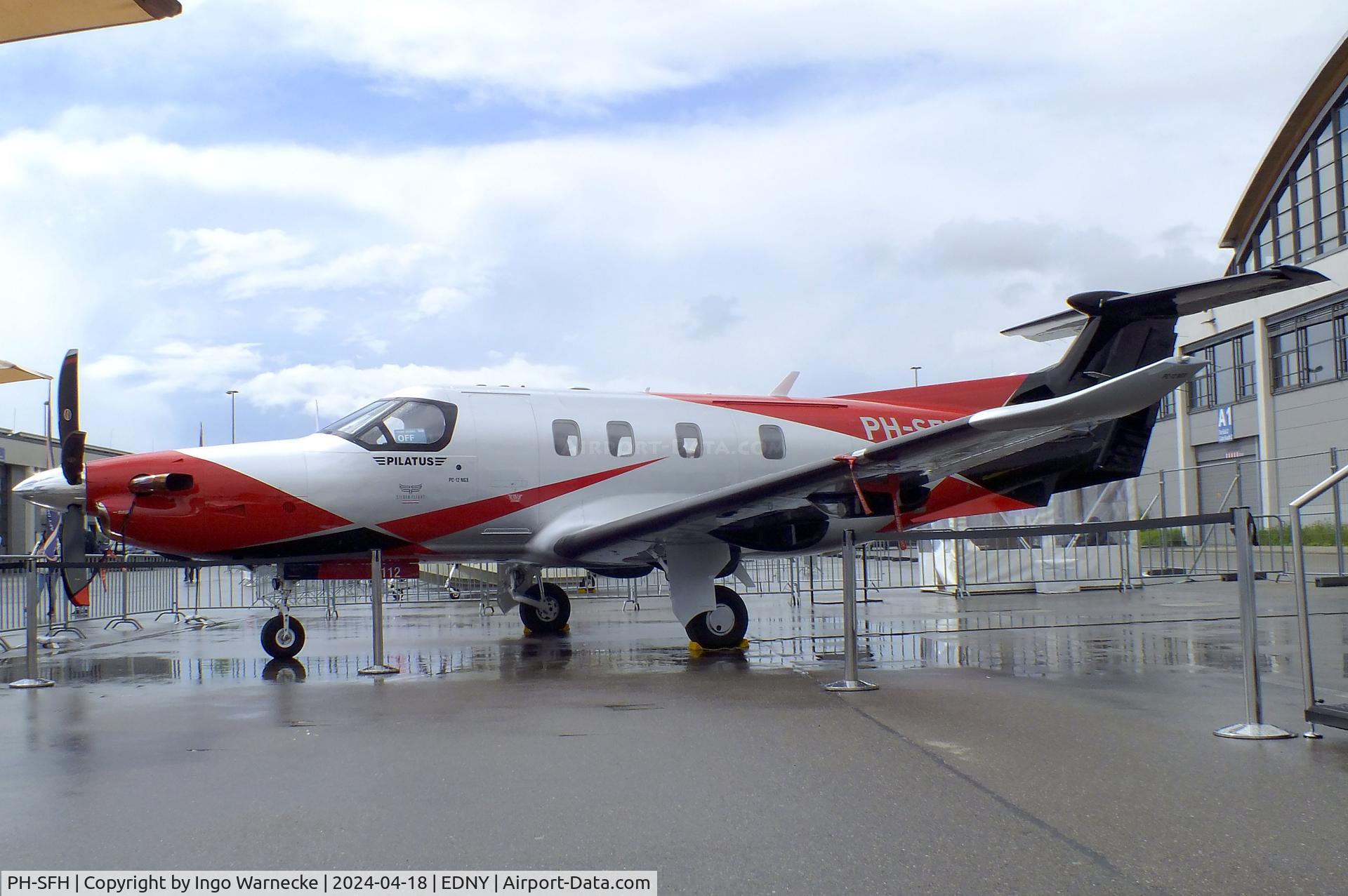 PH-SFH, 2021 Pilatus PC-12/47E NGX C/N 2112, Pilatus PC-12 NGX at the AERO 2024, Friedrichshafen