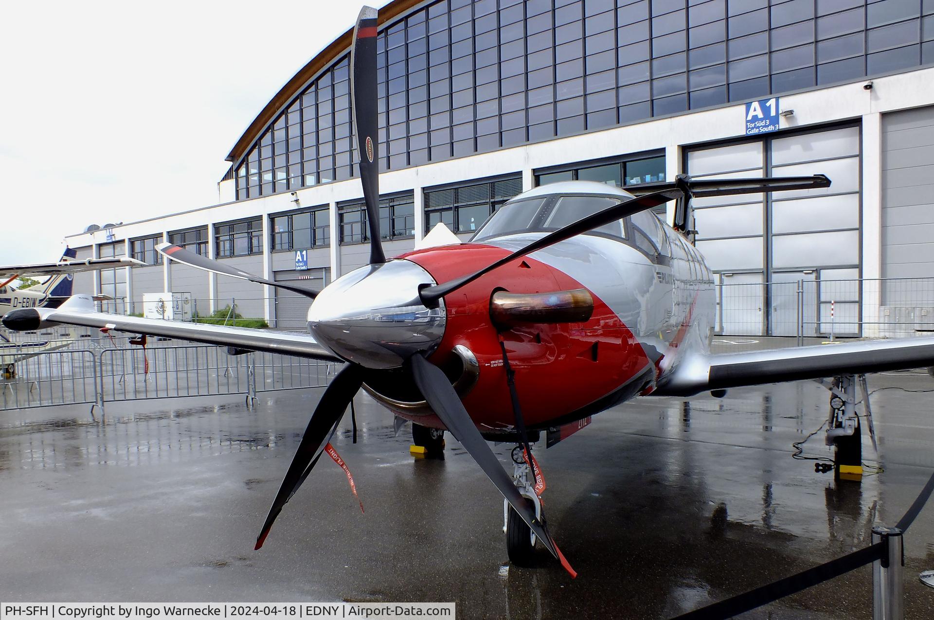 PH-SFH, 2021 Pilatus PC-12/47E NGX C/N 2112, Pilatus PC-12 NGX at the AERO 2024, Friedrichshafen