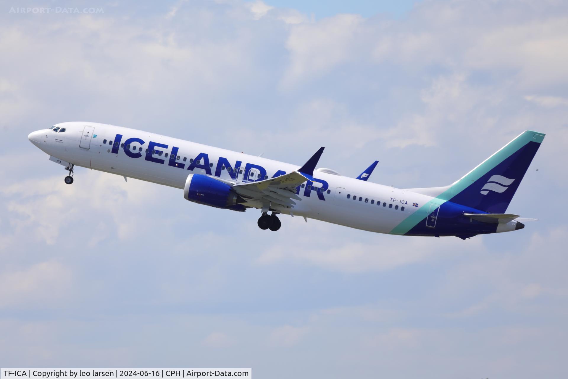 TF-ICA, 2019 Boeing 737-9 MAX C/N 44357, Copenhagen  16.6.2024