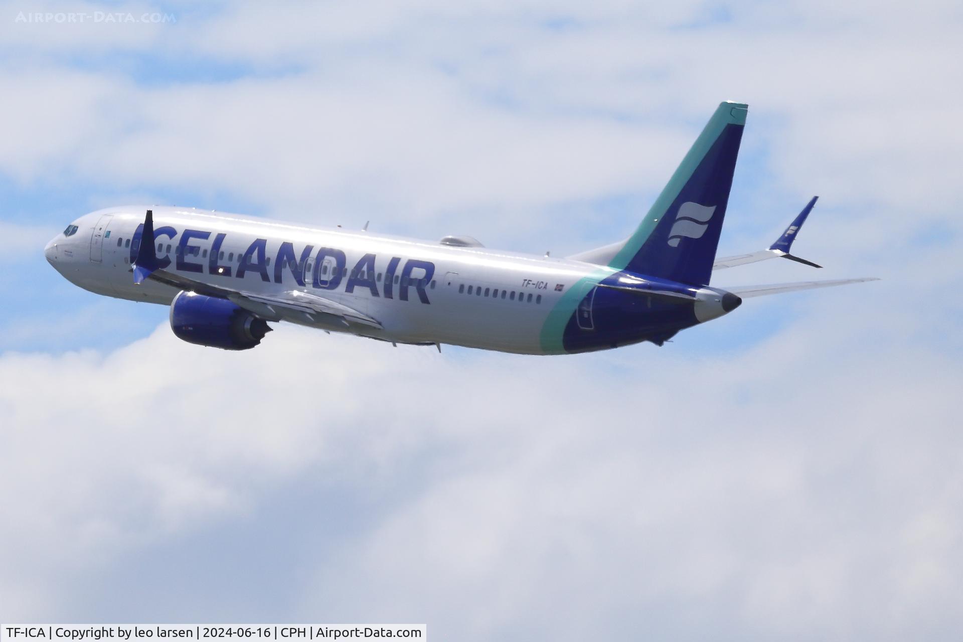 TF-ICA, 2019 Boeing 737-9 MAX C/N 44357, Copenhagen 16.6.2024