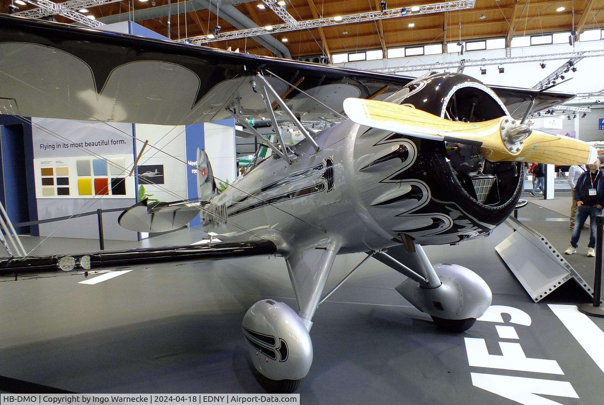 HB-DMO, Waco YMF-5C C/N F5C-8-153, Waco YMF-5C Classic at the AERO 2024, Friedrichshafen
