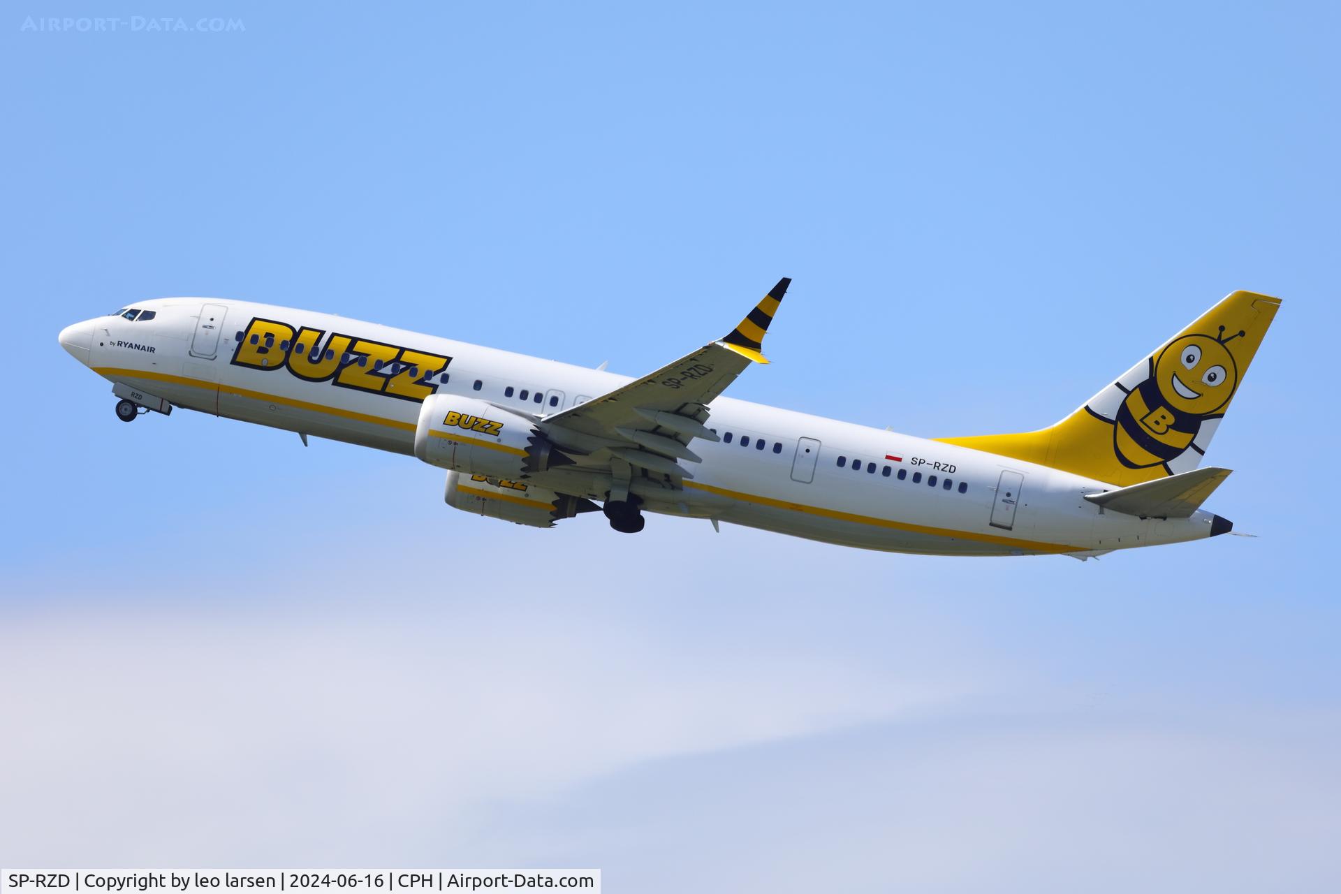 SP-RZD, 2021 Boeing 737-8-200 MAX C/N 62319, Copenhagen 16.6.2024