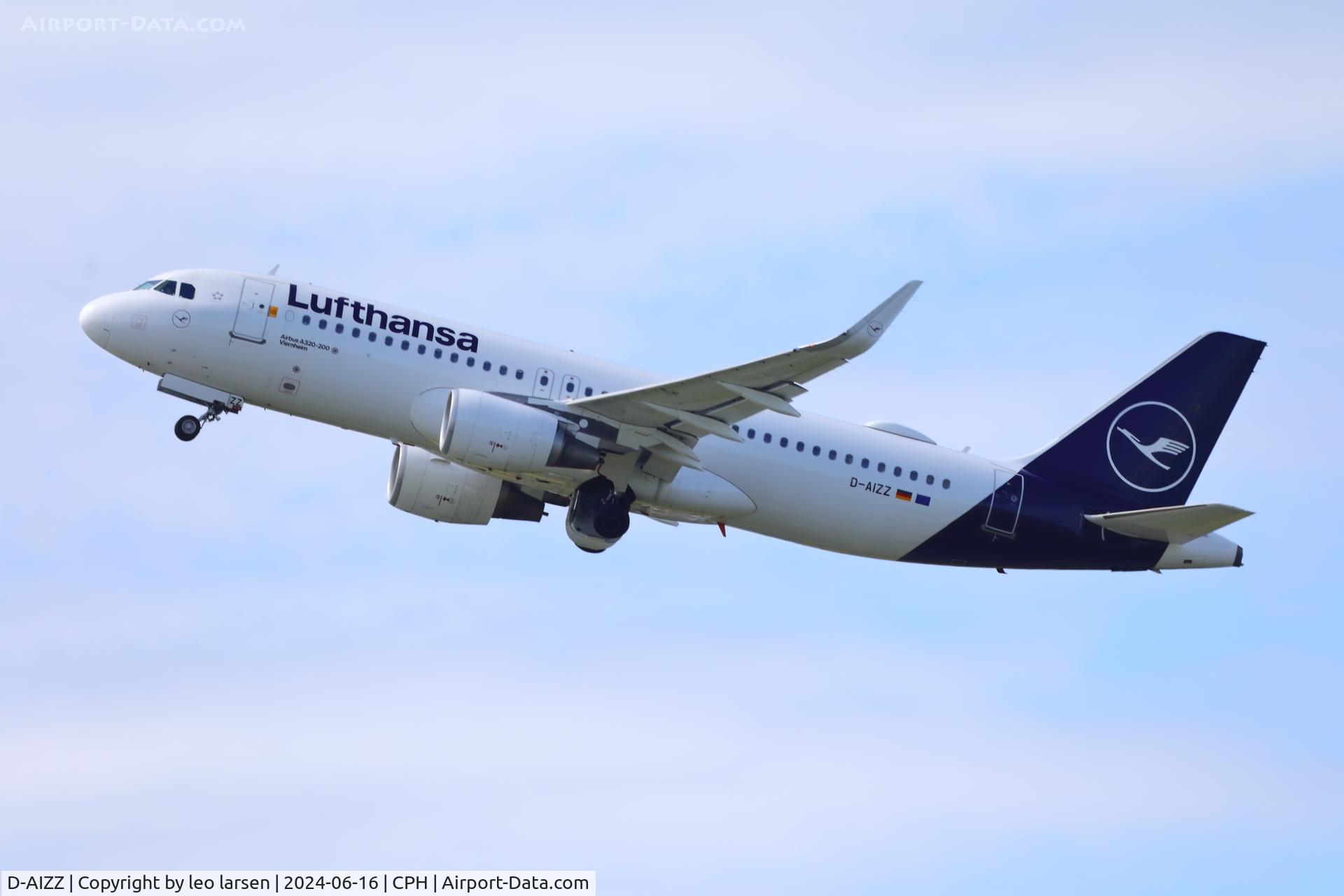 D-AIZZ, 2013 Airbus A320-214 C/N 5831, Copenhagen 16.6.2024
